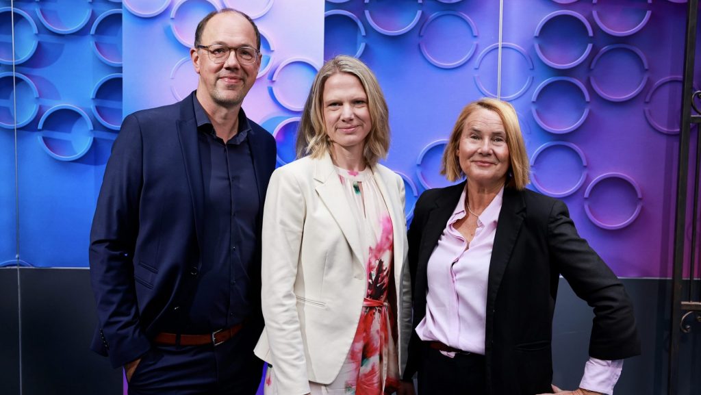 Frank Zervos, Nadine Bilke und Heike Hempel